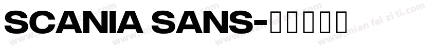 Scania Sans字体转换